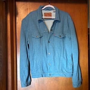 Levi's Men's Blue Soft Denim-Style Jacket XXL Excellent Condition